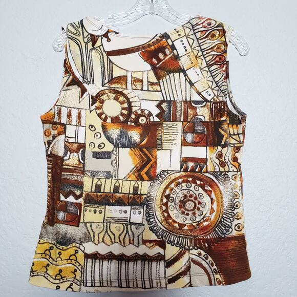 Chico's Sleeveless Knit Top - 1 / M - Picture 3 of 5